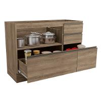 Balcão para Pia 120 cm Kappesberg Maxxi1 Porta 4 Gavetas  G746 - 2