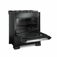 Fogão a Gás de Piso Decorato Vetro G3 5 Bocas Mesa de Vidro Mueller - 3