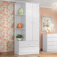 Guarda-Roupa Roupeiro Henn Labirinto 2 Portas e 2 Gavetas I117 - 5