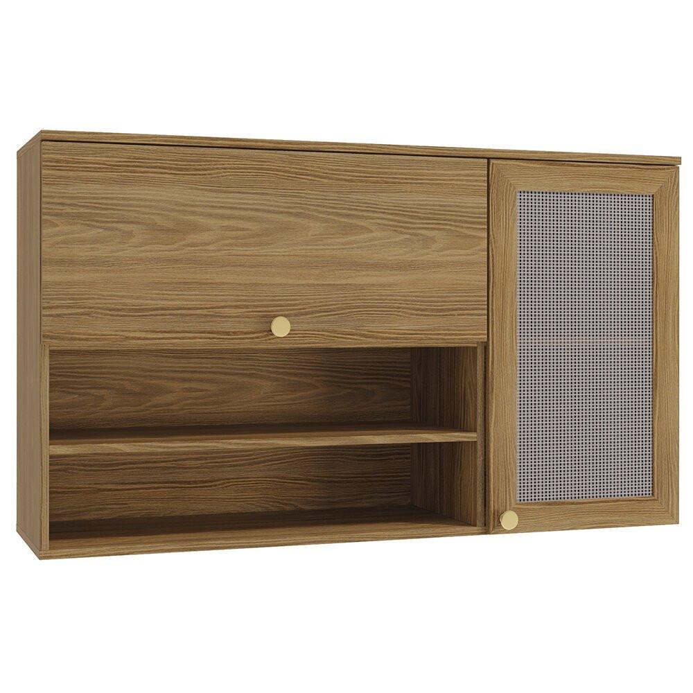 Armário Aéreo Kappesberg Botanic 120cm com Tela 2 Portas MDP M635 - 1