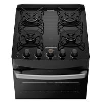 Fogão a Gás de Piso 4 Bocas Continental Mesa de Vidro FC4GP