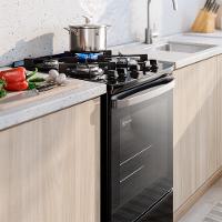 Fogão a Gás de Piso 4 Bocas Electrolux em Inox com VaporBake - FE4GP - 6