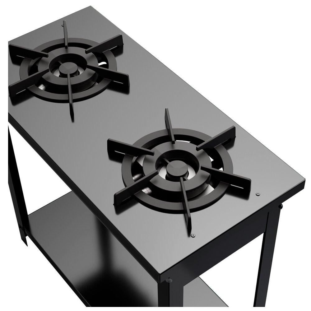 Fogão a Gás Industrial de Piso Dako Couraçado 2 Bocas - 9