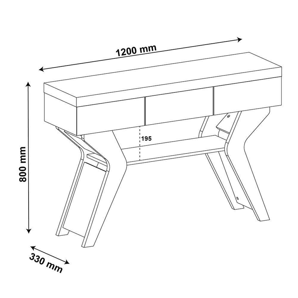Aparador Artely Houston com Detalhes em Espelho - 6