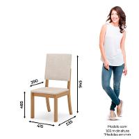Conjunto Mesa com 4 Cadeiras Thalia em MDF e MDP Henn - 5