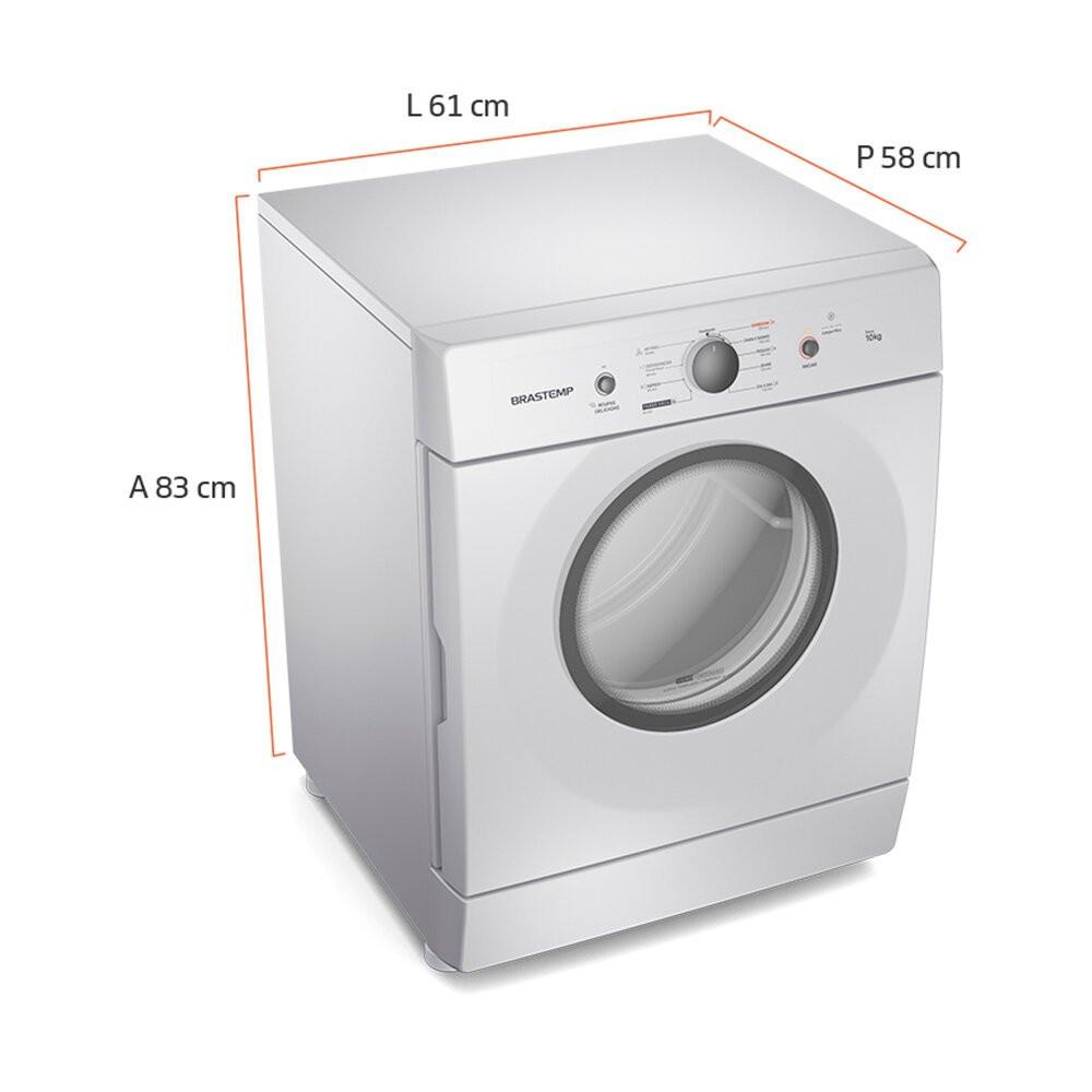 Secadora de Roupas 10KG Cesto em Aço Brastemp - 5