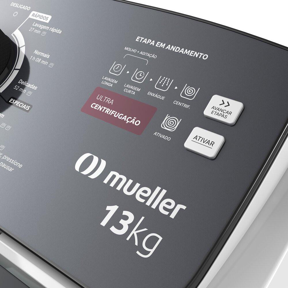 Máquina de Lavar Mueller 13kg, com Ultracentrifugação e Ciclo Rápido MLA13 - 4