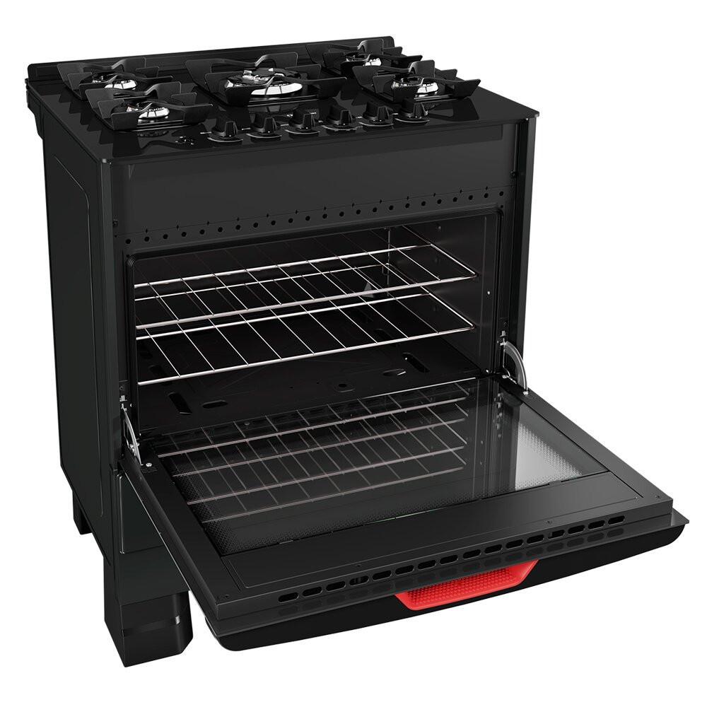 Fogão à Gás 5 Bocas Mueller, Preto Fosco MFV5BF - 3