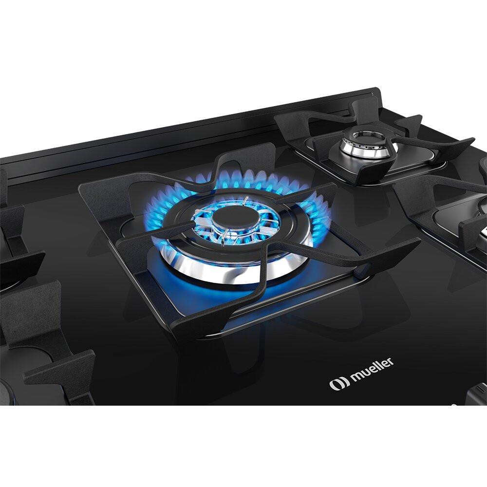 Fogão à Gás 5 Bocas Mueller, Preto Fosco MFV5BF - 7