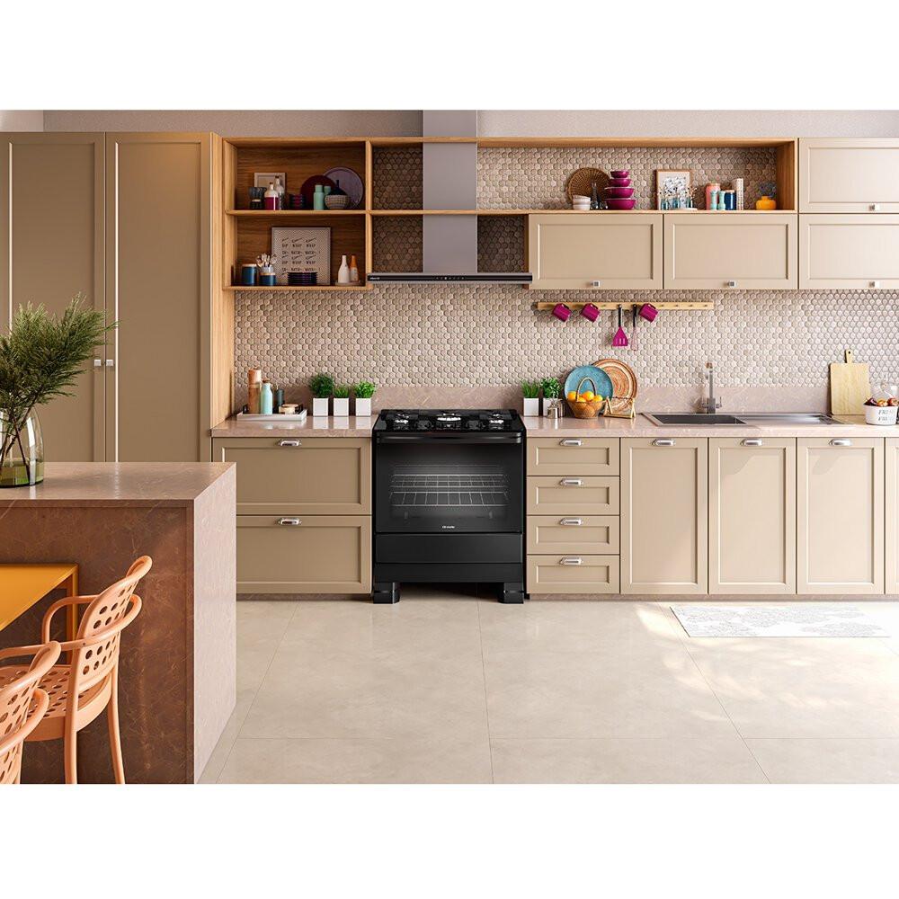 Fogão à Gás 5 Bocas Mueller, Preto Fosco MFV5BF - 10