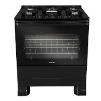 Fogão à Gás 5 Bocas Mueller, Preto Fosco MFV5BF - 1