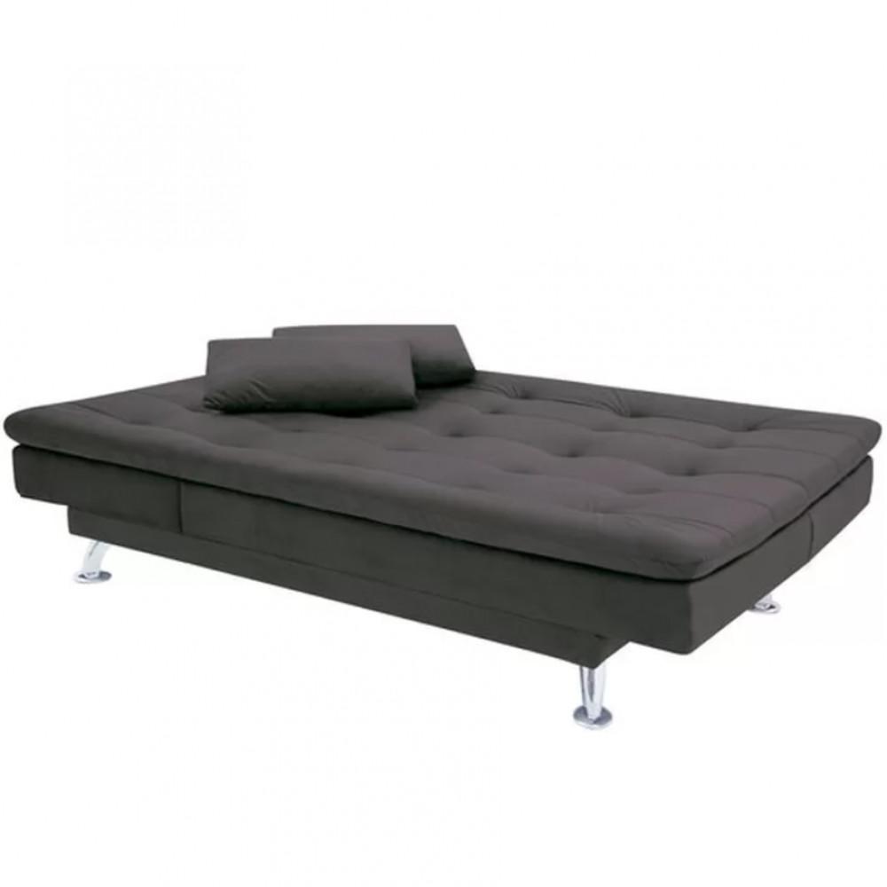 Sofá-Cama com Chaise 188cm Linoforte Rayssa Suede Veludo Espuma D-33 - 6