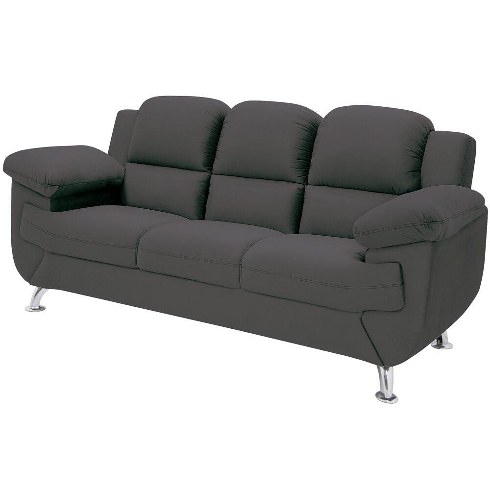 Sofá 2,02 Metros Linoforte Avalon, 3 Lugares, Veludo, Espuma D-33 - 1