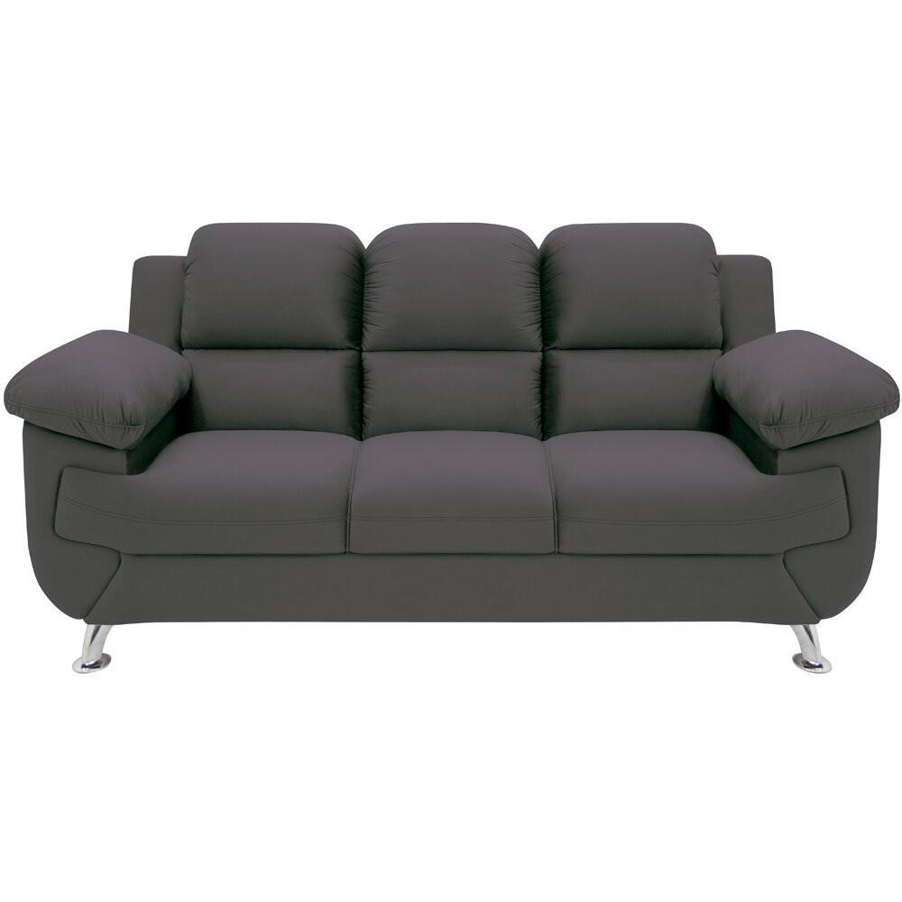 Sofá 2,02 Metros Linoforte Avalon, 3 Lugares, Veludo, Espuma D-33 - 2