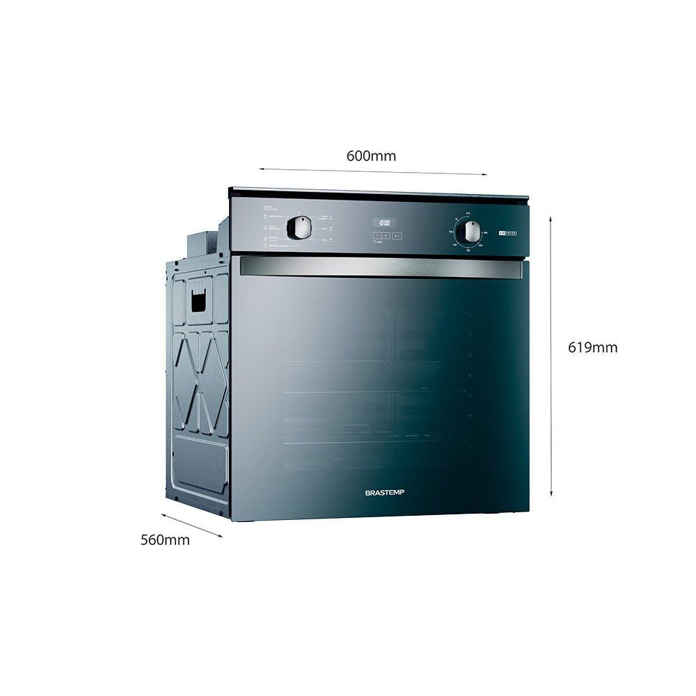 Forno de Embutir Brastemp Elétrico com Função Air Fryer 84 Litros BOF84AR - 3