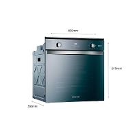 Forno de Embutir Brastemp Elétrico com Função Air Fryer 84 Litros BOF84AR - 3