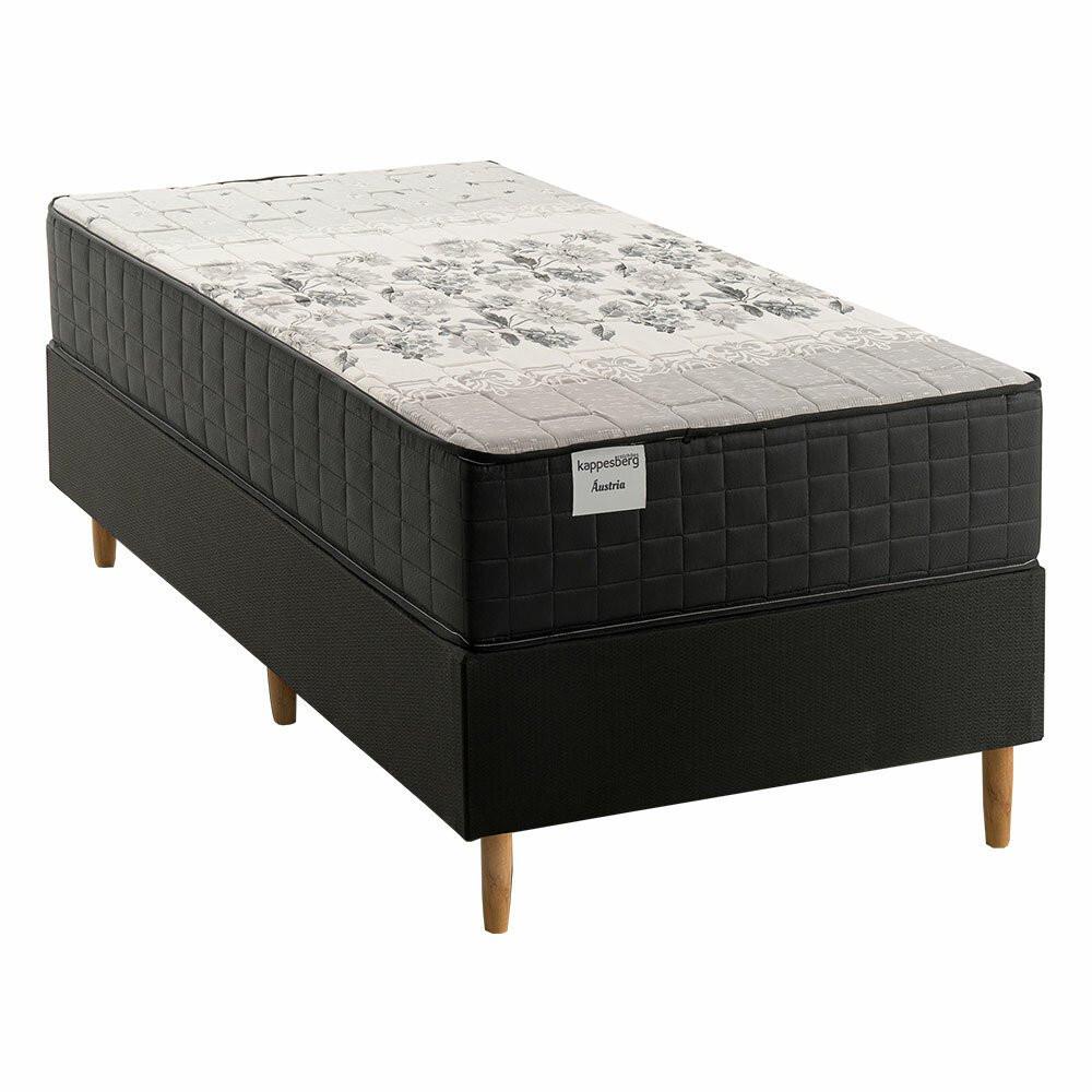 Conjunto Cama Box Solteiro de Molas Áustria 88x188 cm CBCOL-087 Kappesberg - 1