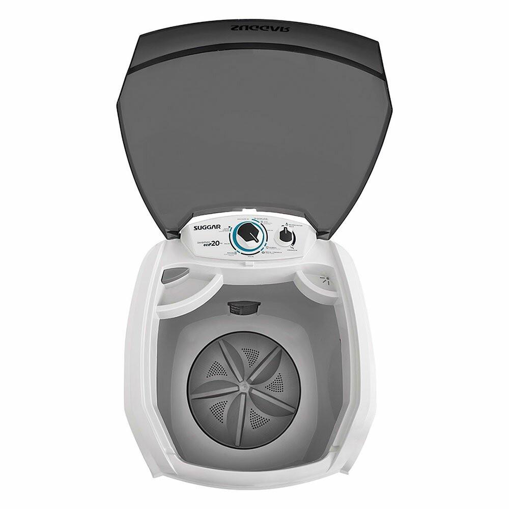 Lavadora de Roupas Lavamax Eco Semiautomática 20Kg 6 Programas Lavagem Suggar - 4