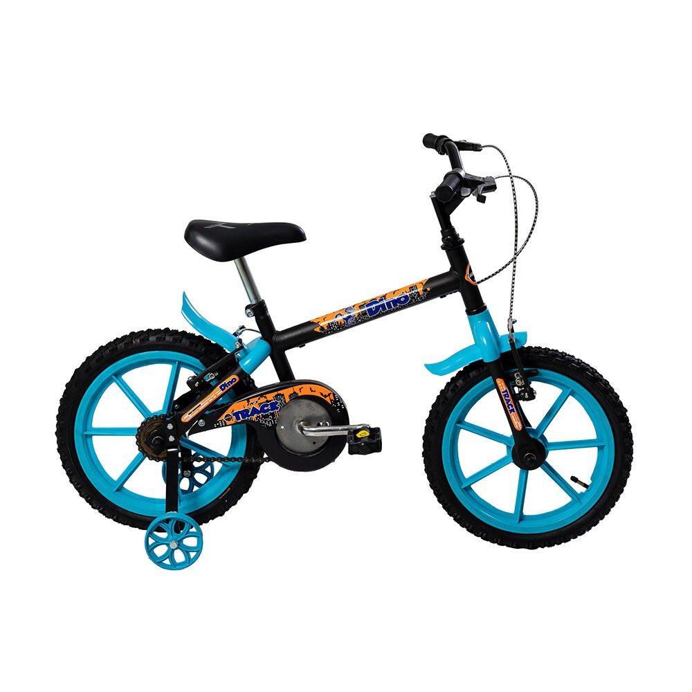 Bicicleta Infantil Track e Bike Dino PZ Aro 16 Rodinhas Laterais - 1
