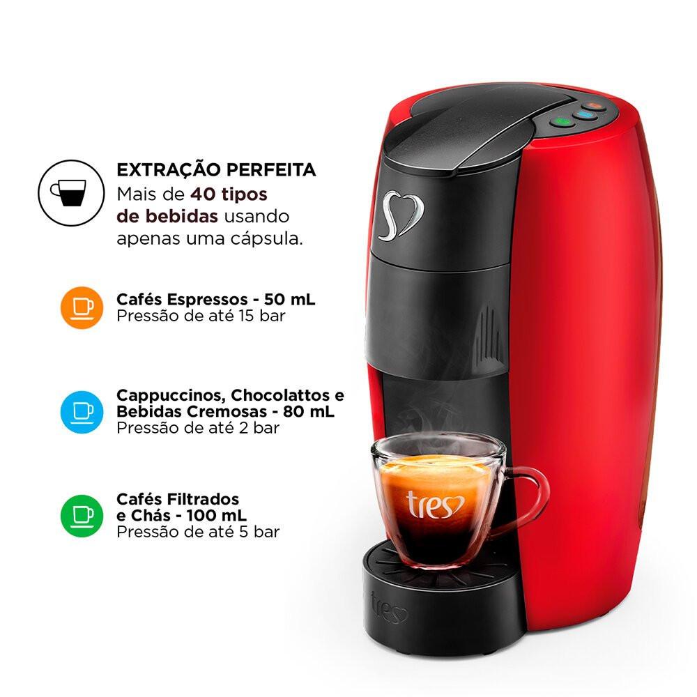 Cafeteira Espresso LOV TRES 3 Corações - 4
