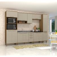 Armário 80 cm 2 Portas com Vidro Luciane Helô - 4