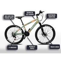 Bicicleta Colli Mônaco Q18 Aro 26 Freio a Disco 21 Velocidades - 5