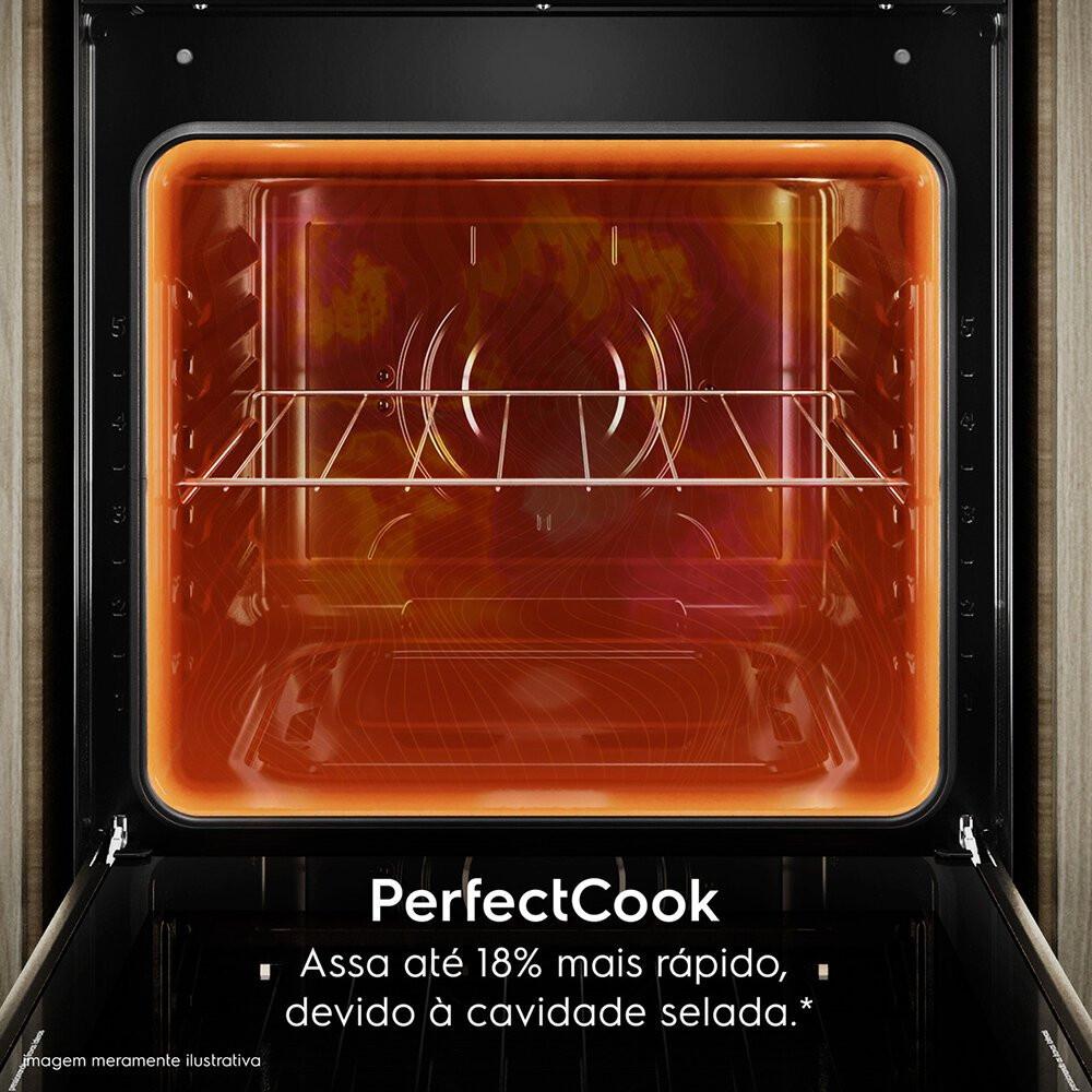 Fogão 5 Bocas Electrolux Efficient, PerfectCook e VaporBake, Cinza - FE5IC - 9