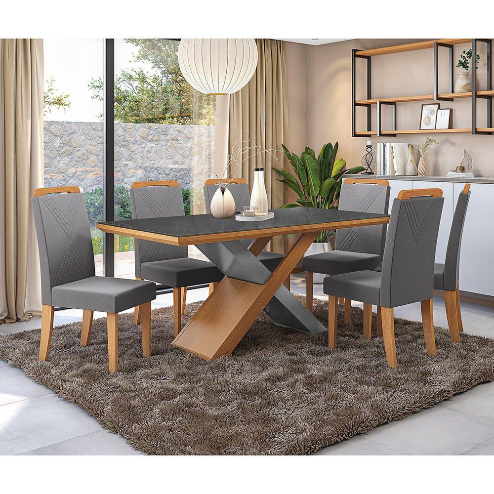 Conjunto de Mesa com 6 Cadeiras Imperatriz Kappesberg - 2