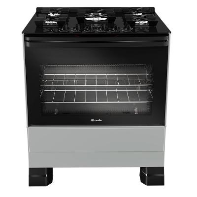 Fogão a Gás 5 Bocas Mueller, Mesa de Vidro - MFV5BF