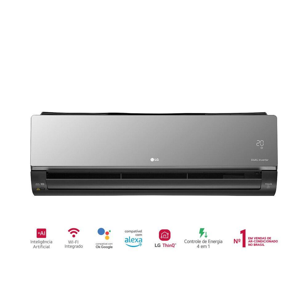 Ar-Condicionado LG 24000 BTUs, Quente/Frio, Dual Inverter + AI - S3-W24K2R7 - 8