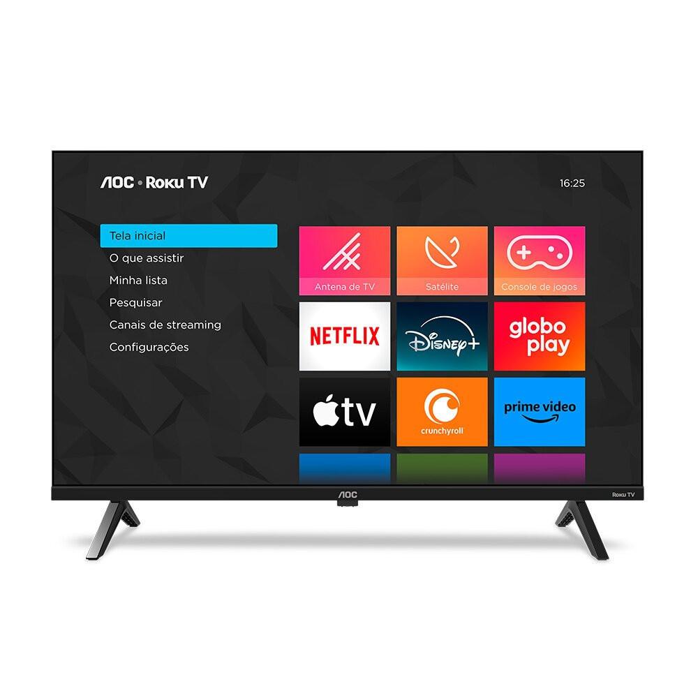 Smart TV 32 HD Roku TV 32S5045/78G AOC - 2