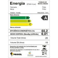 Micro Ondas Philco 20 Litros Limpa Fácil 1100 W PMO23E - 8