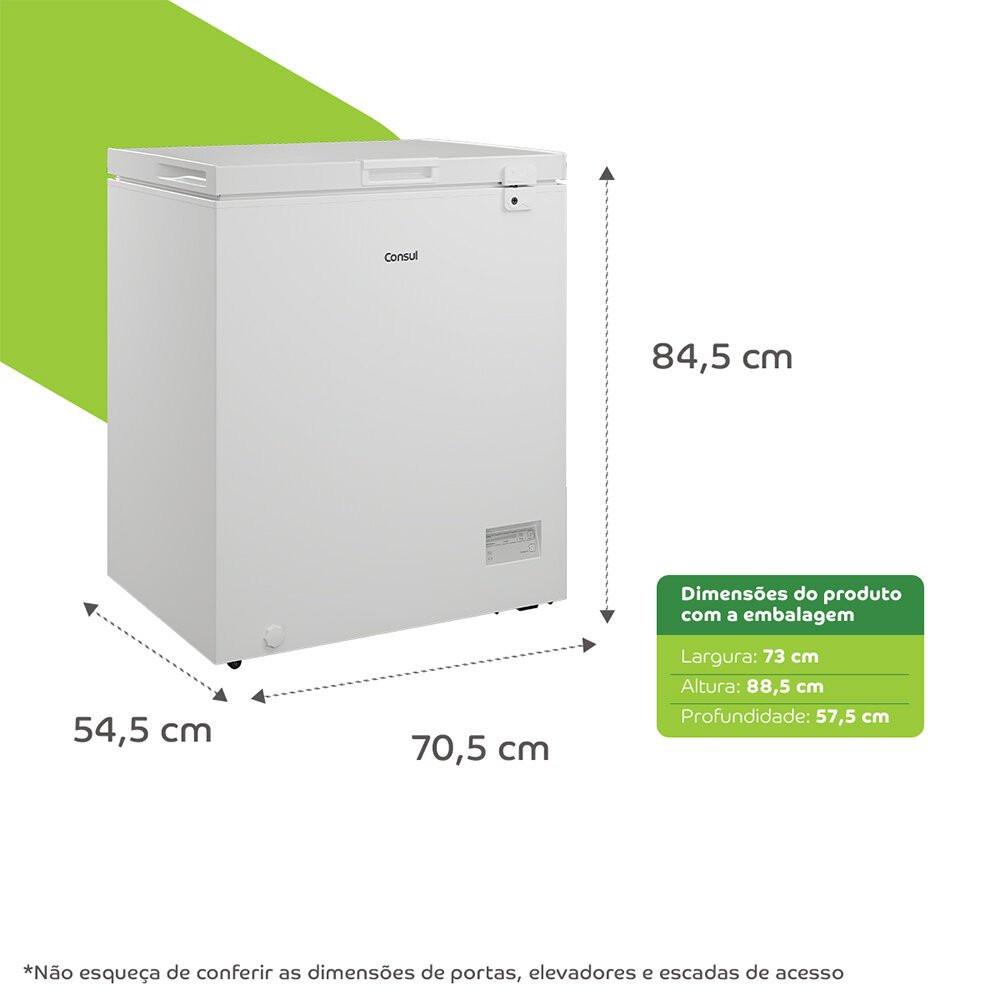 Freezer Horizontal Consul 142 Litros - CHA14AB - 7