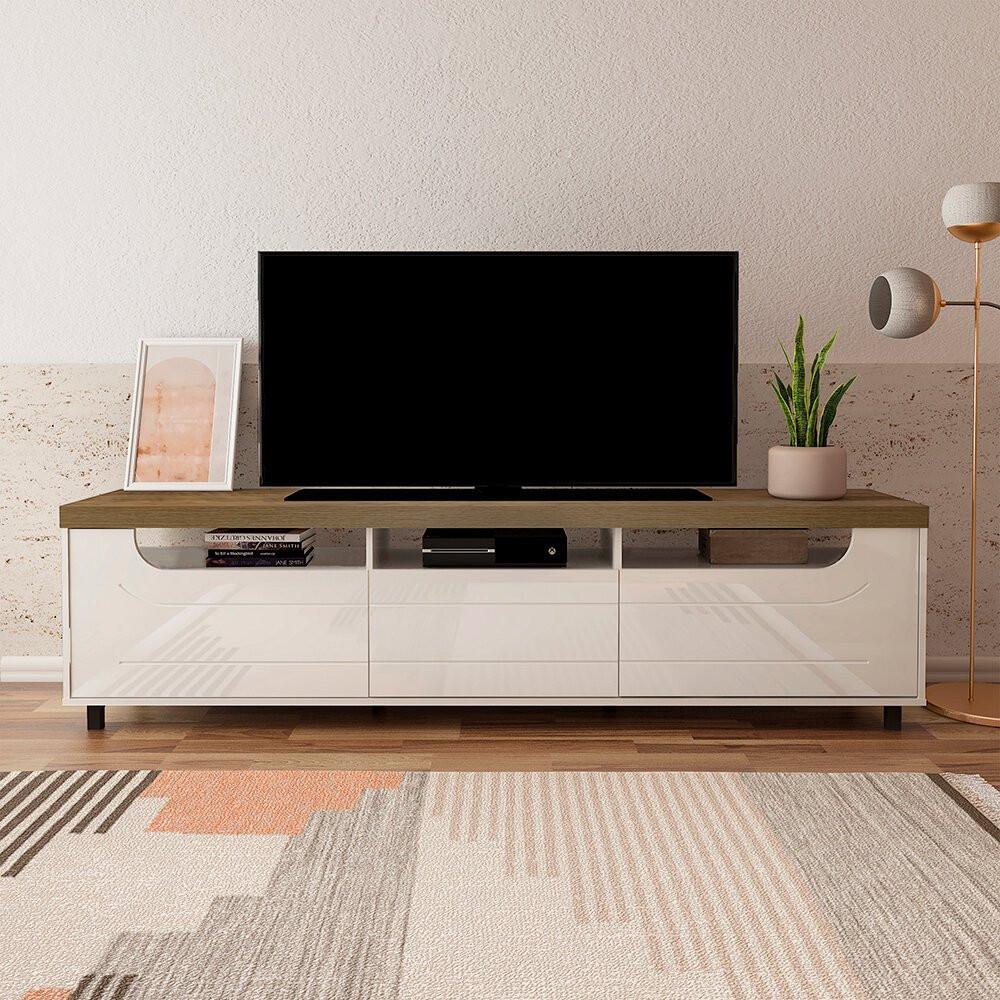 Rack para TV até 85 2 Portas 1 Gaveta Artely Mercury - 3