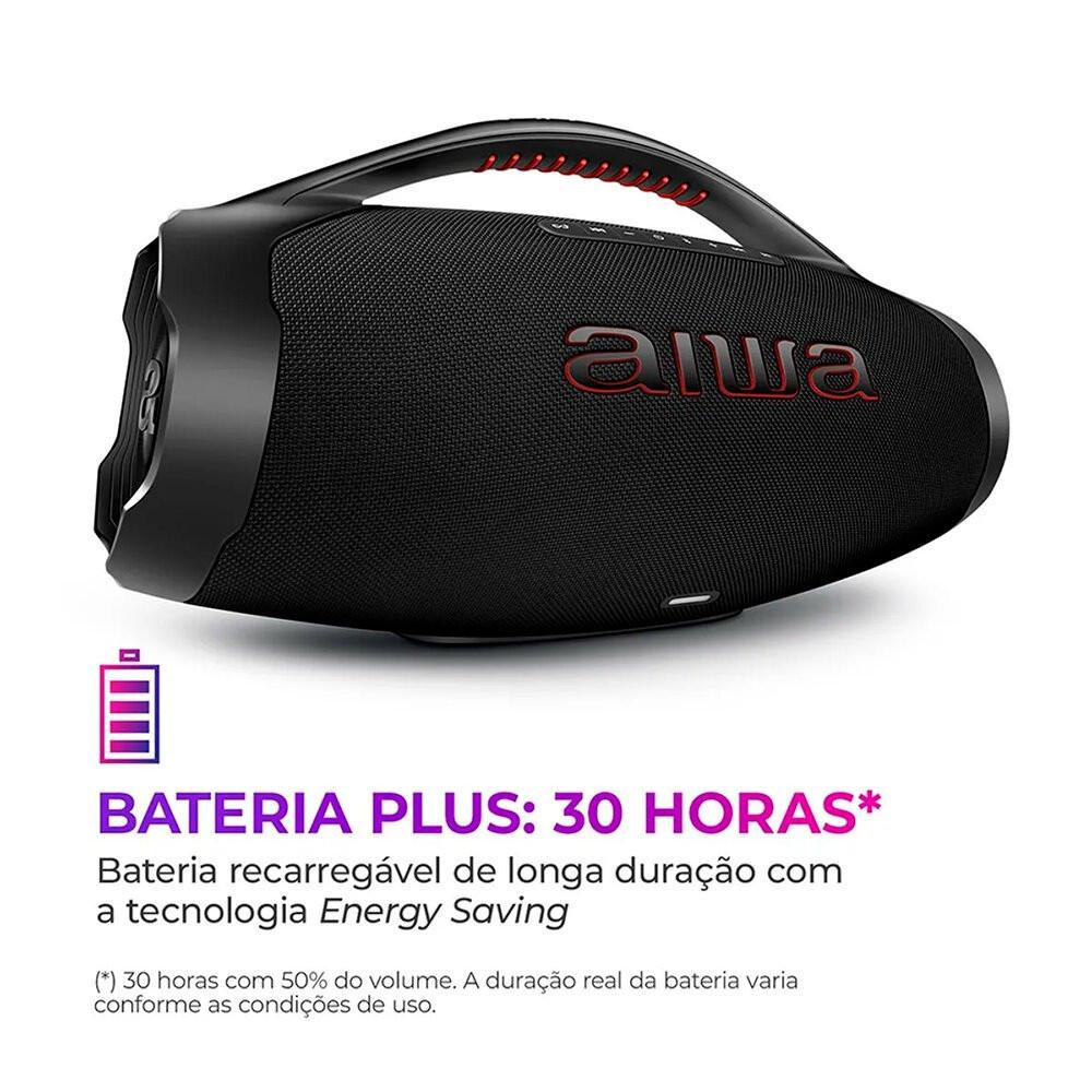 Caixa de Som Aiwa Boombox 200W RMS - AWS-BBS-01B - 3