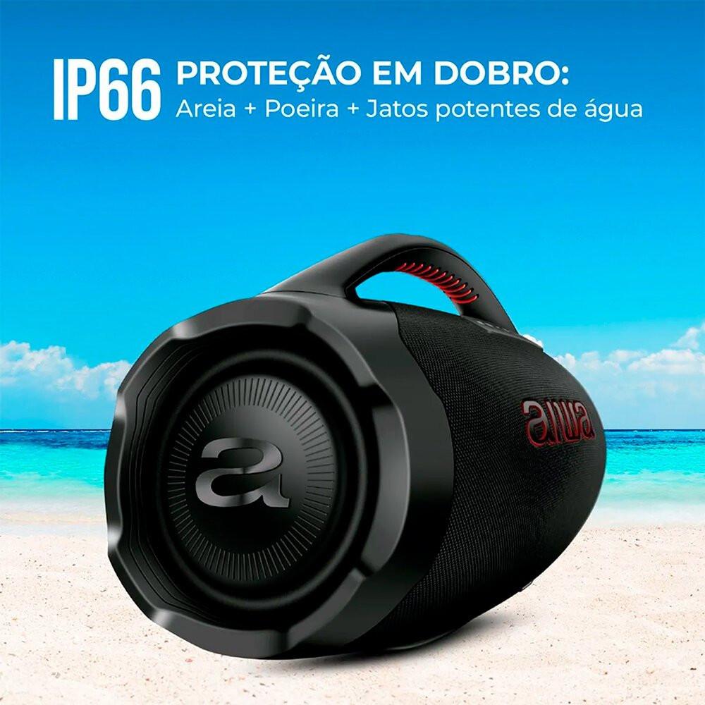 Caixa de Som Aiwa Boombox 200W RMS - AWS-BBS-01B - 7
