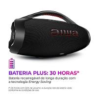 Caixa de Som Aiwa Boombox 200W RMS - AWS-BBS-01B - 3