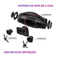 Caixa de Som Aiwa Boombox 200W RMS - AWS-BBS-01B