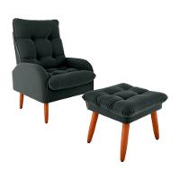 Poltrona com Puff Matrix Nantes - 3