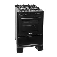 Fogão a Gás 4 Bocas Suggar Neo Glass 4 Queimadores Bivolt Preto - 2