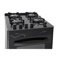 Fogão a Gás 4 Bocas Suggar Neo Glass 4 Queimadores Bivolt Preto - 5