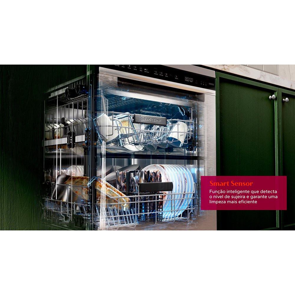 Lava-louças 15 serviços Brastemp com Smart Sensor - BLF61AB - 7