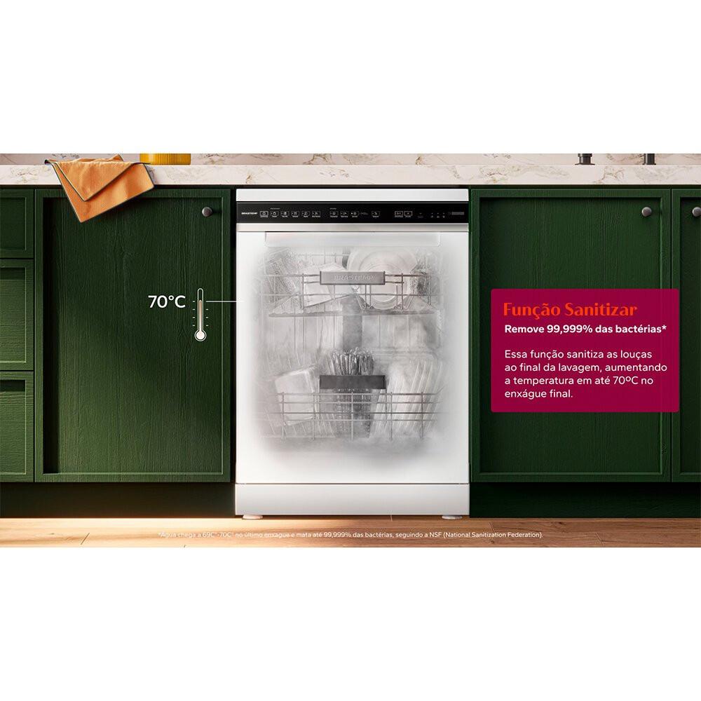 Lava-louças 15 serviços Brastemp com Smart Sensor - BLF61AB - 8