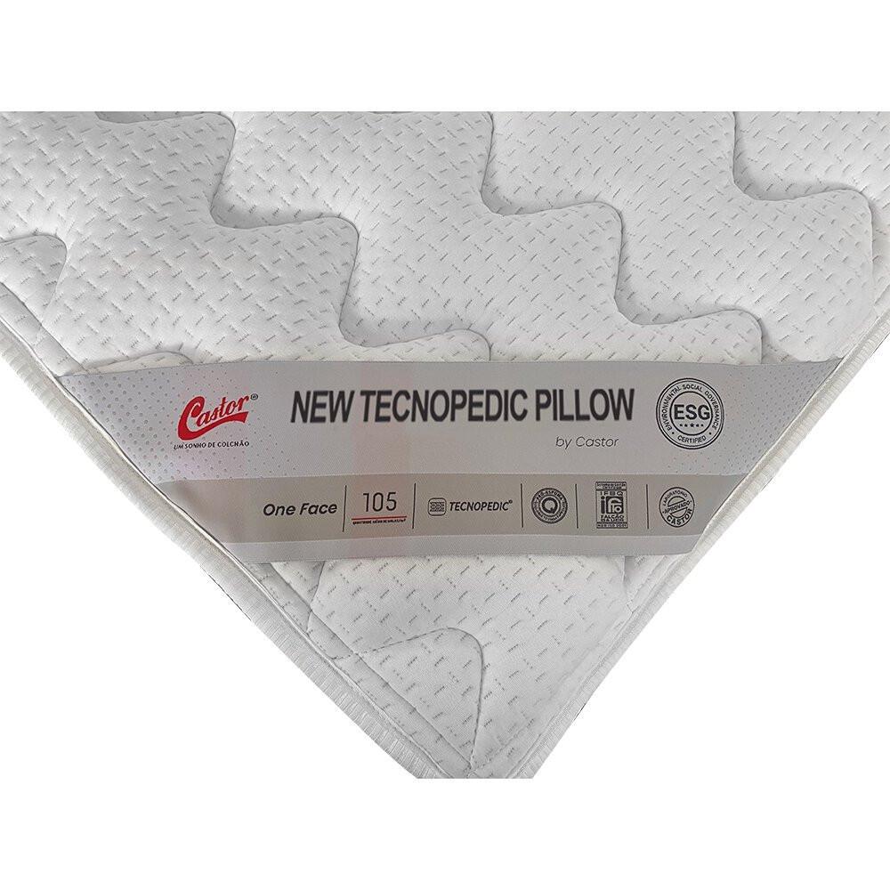 Colchão de Solteiro Molas New Tecnopedic Pillow 88x188 Castor - 3