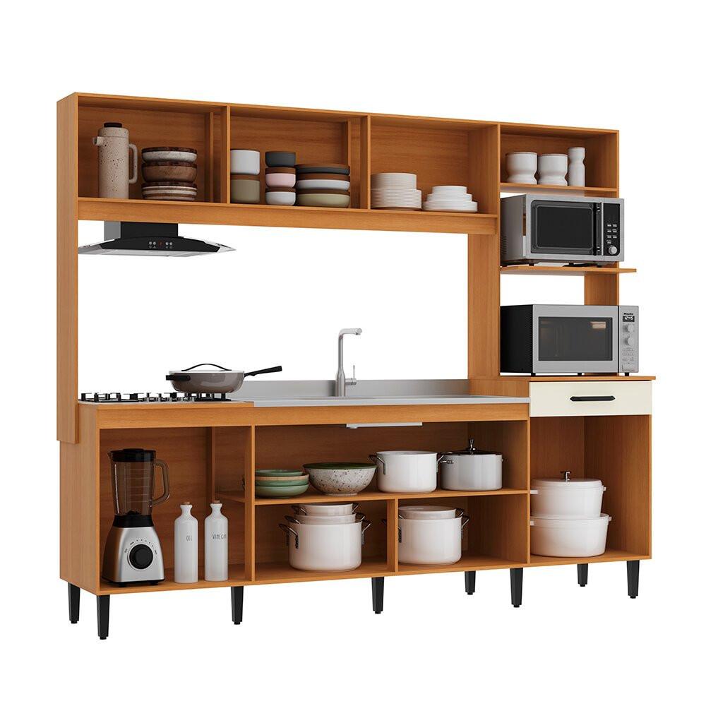 Cozinha Compacta Hortênsia 8 Portas 2 Gavetas 598 Casamia - 2