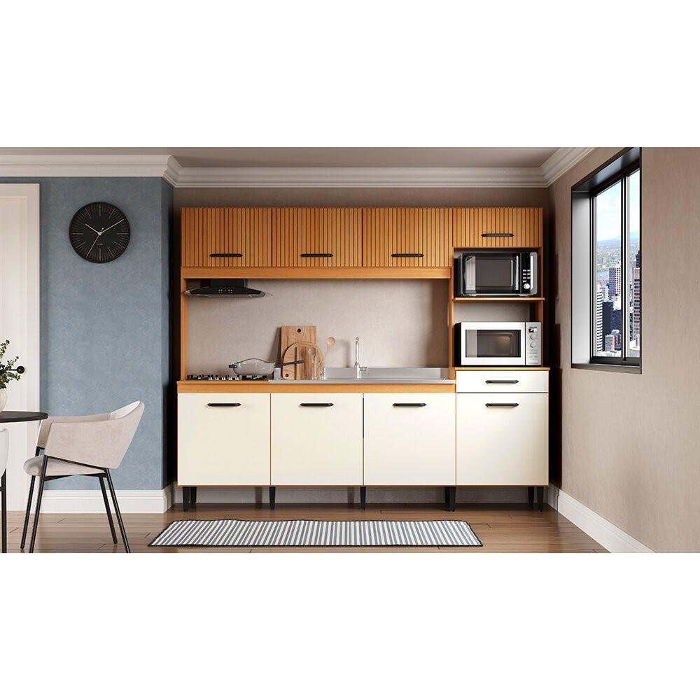 Cozinha Compacta Hortênsia 8 Portas 2 Gavetas 598 Casamia - 5