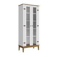 Cristaleira Movelbento Colonial, 2 Portas, MDP e MDF - MB1019 - 1