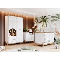 Cômoda Infantil 1 Porta 3 Gavetas Henn Ternura - 8