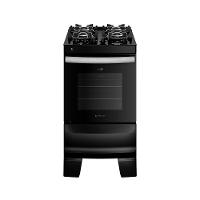 Fogão 4 Bocas Preto com Mesa de Vidro Atlas Agile Up Bivolt - 1