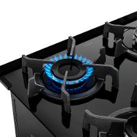 Fogão 4 Bocas Preto com Mesa de Vidro Atlas Agile Up Bivolt